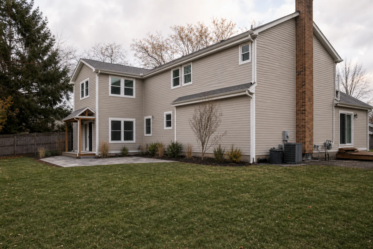 Home addition under construction in Ohio
