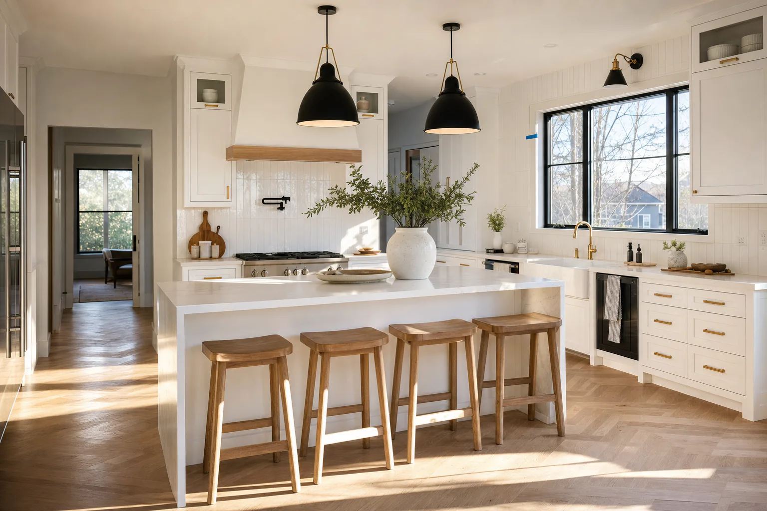 Custom kitchen remodel in Central Ohio by W&S Construction