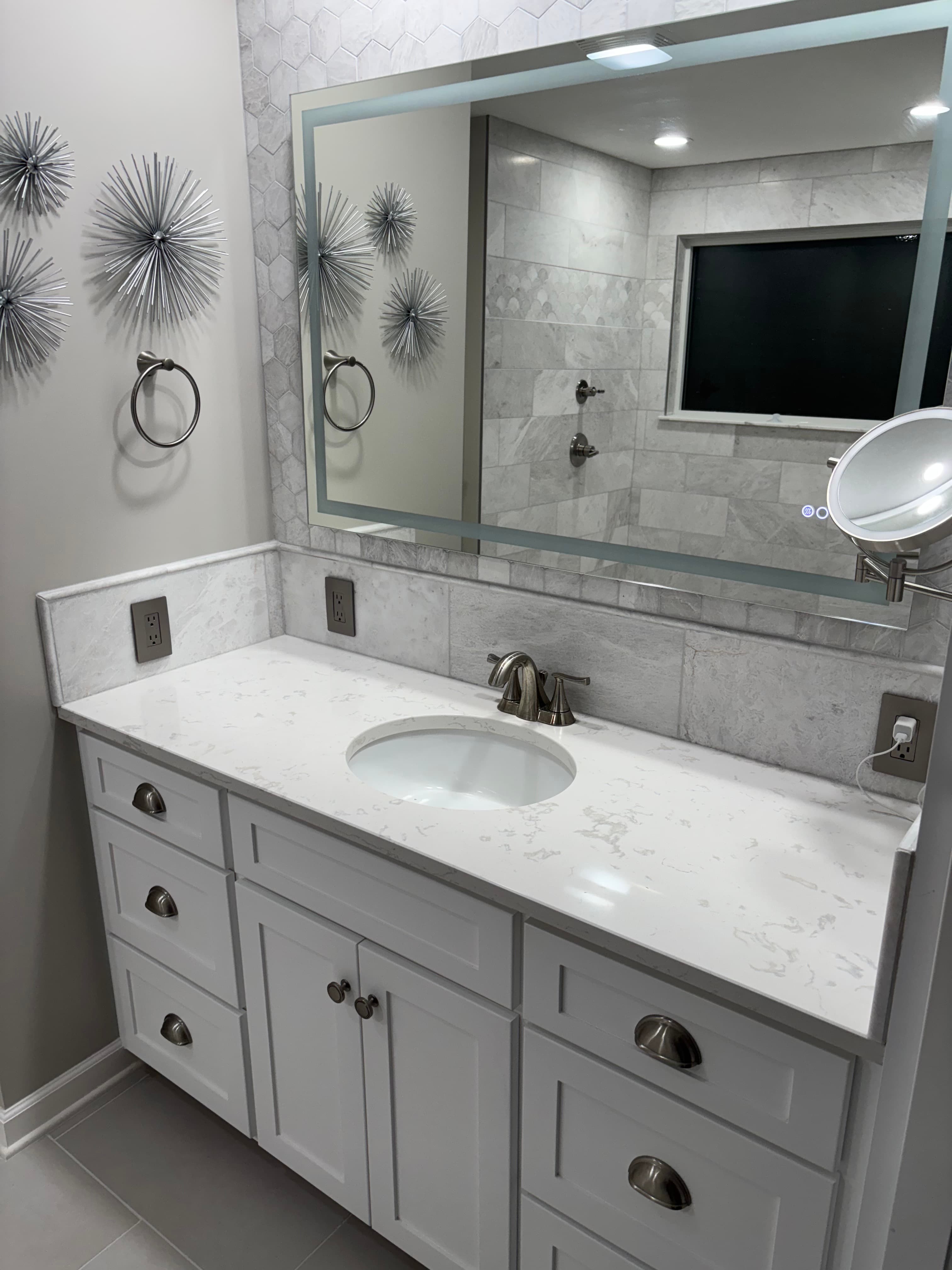 Custom flooring installation in Worthington, Ohio