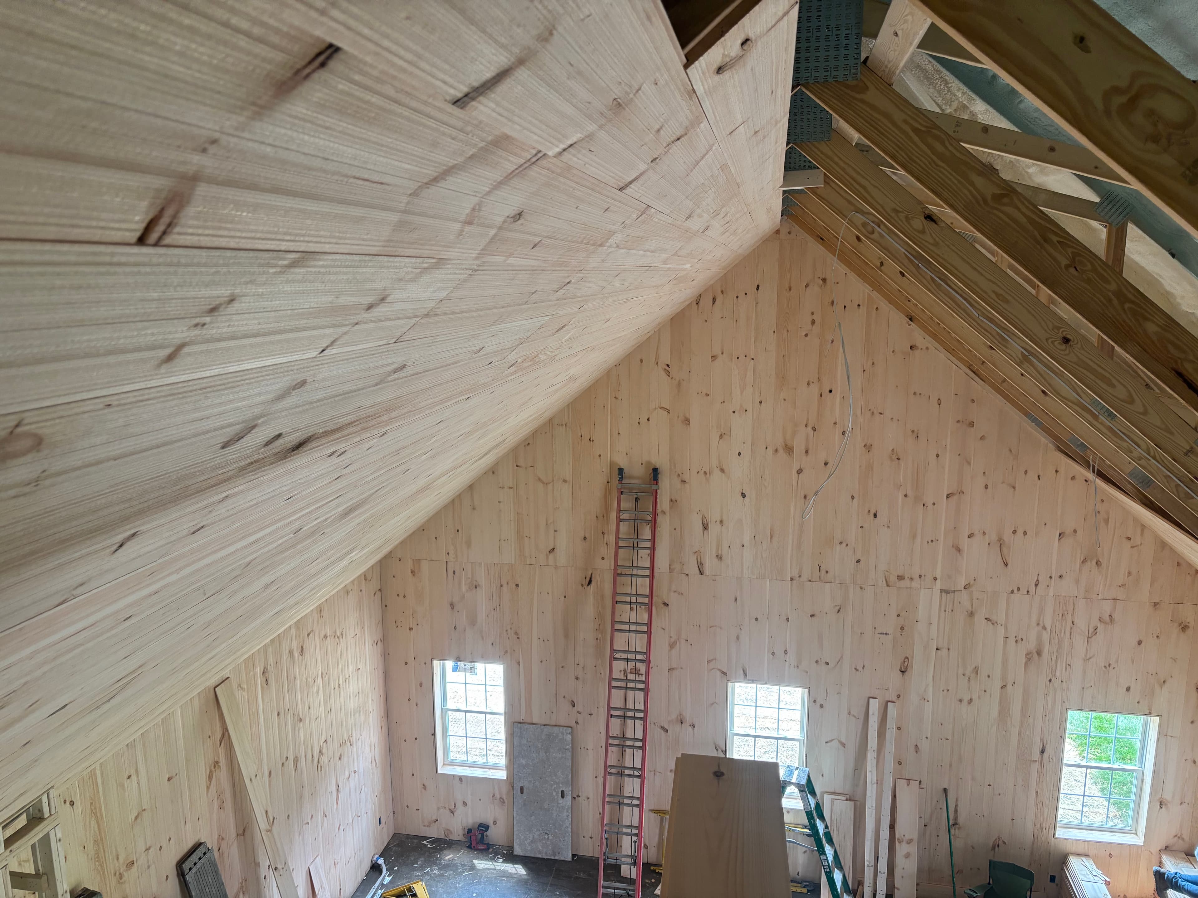 Renovated bathroom with modern tile and fixtures
