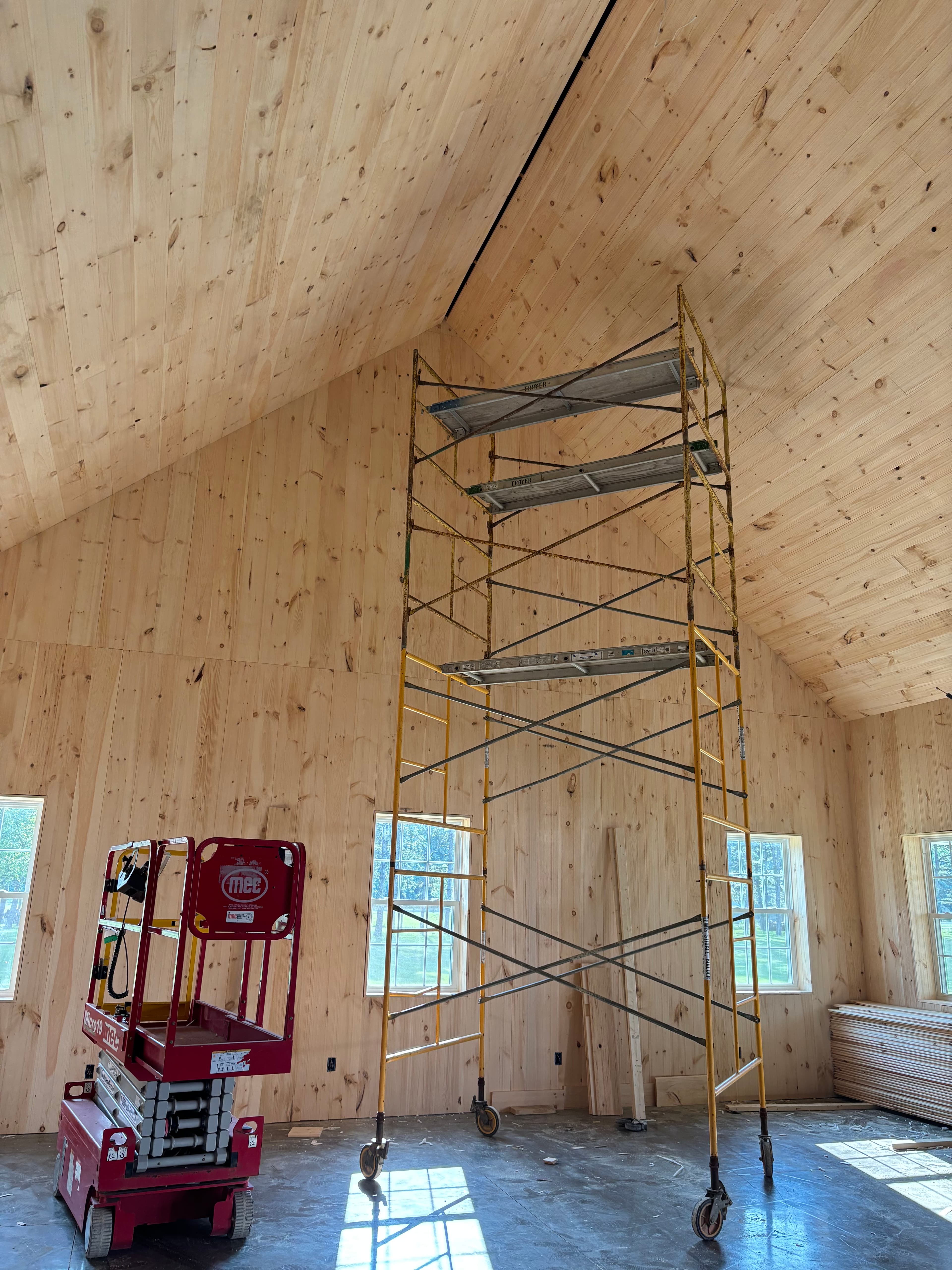 Home addition under construction in Ohio